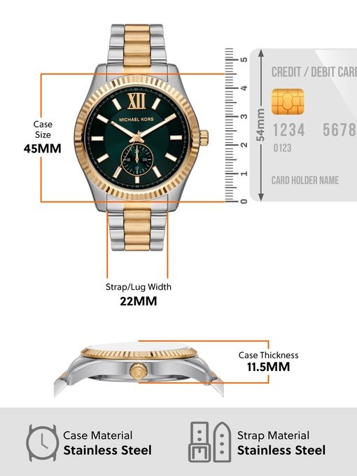 Michael Kors Lexington Two Tone Watch MK9063