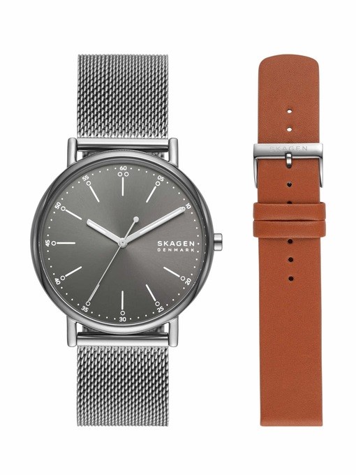 Skagen Signatur Box Grey Watch Set SKW1155SET