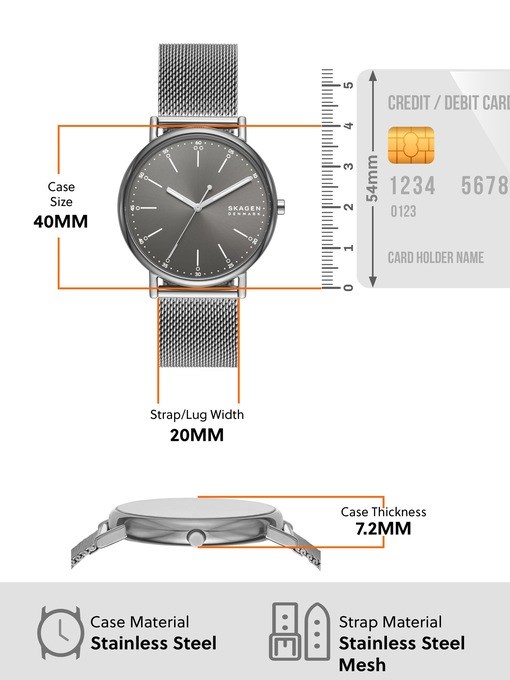 Skagen Signatur Box Grey Watch Set SKW1155SET