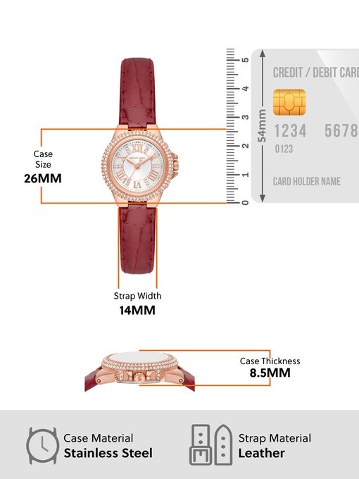 Michael Kors Camille Red Watch Set MK1069SET