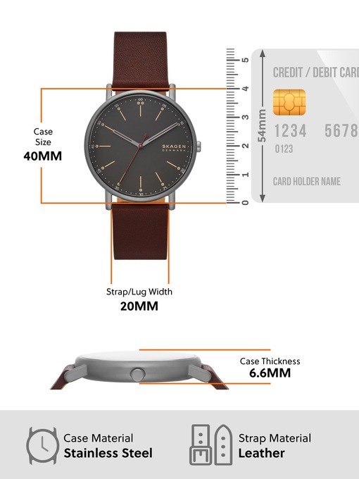 Skagen Signatur Brown Watch SKW6860