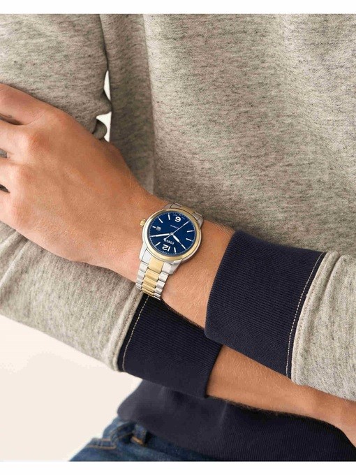 Fossil Heritage Two Tone Watch ME3230