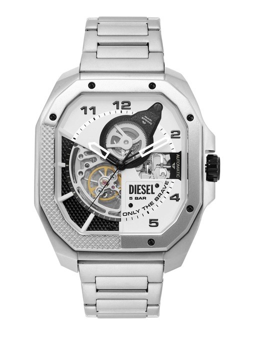 Diesel Flayed Silver Watch DZ7470