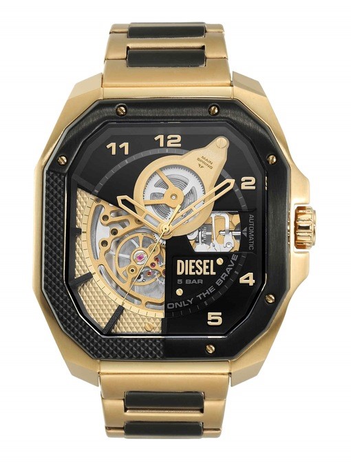 Diesel Flayed Silver Watch DZ7470