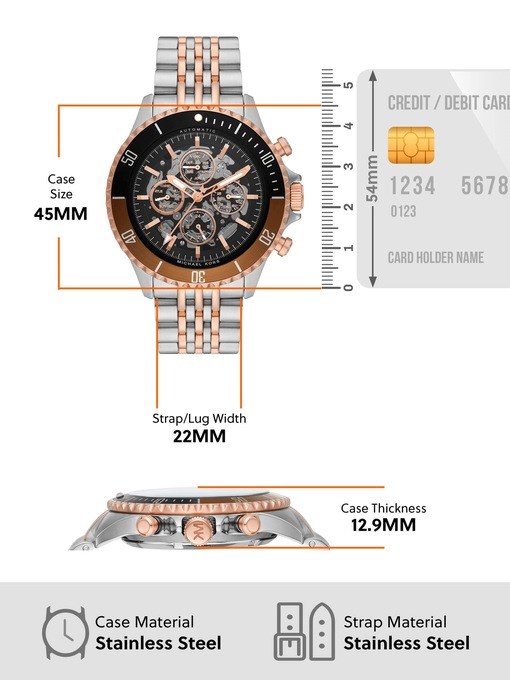 Michael Kors Bayville Two Tone Watch MK9046