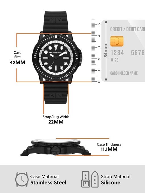 Armani Exchange Black Watch AX1852 Armani Exchange Black Watch AX1852