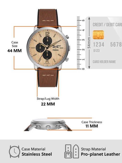 Fossil Neutra Brown Watch Set LE1149SET