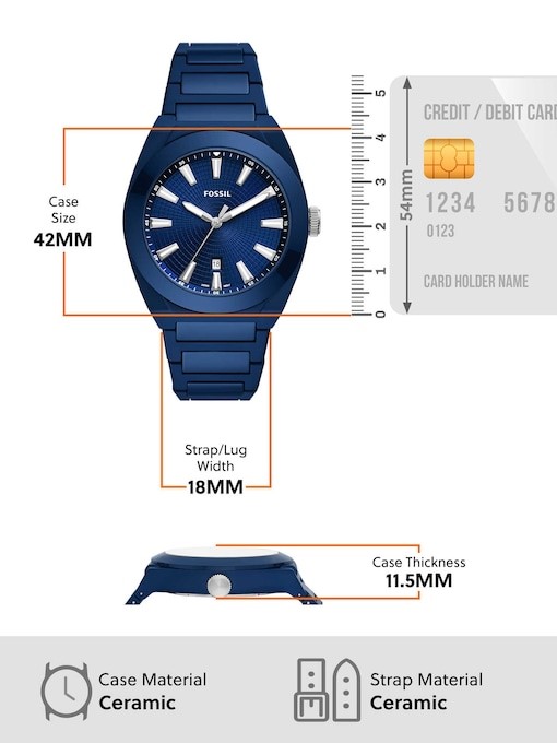 Fossil Everett Blue Watch CE5029