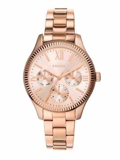 Fossil Rye Rose Gold Watch BQ3691