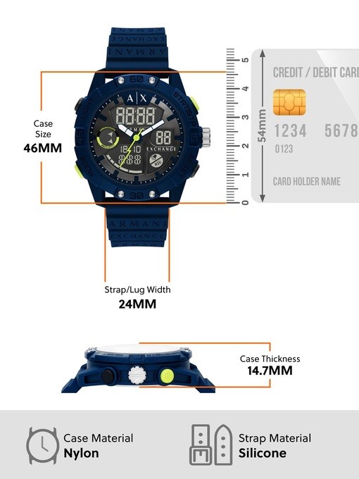 Armani Exchange Blue Watch AX2962