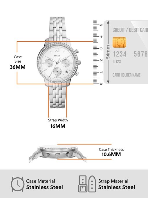 Fossil Neutra Silver Watch ES5217