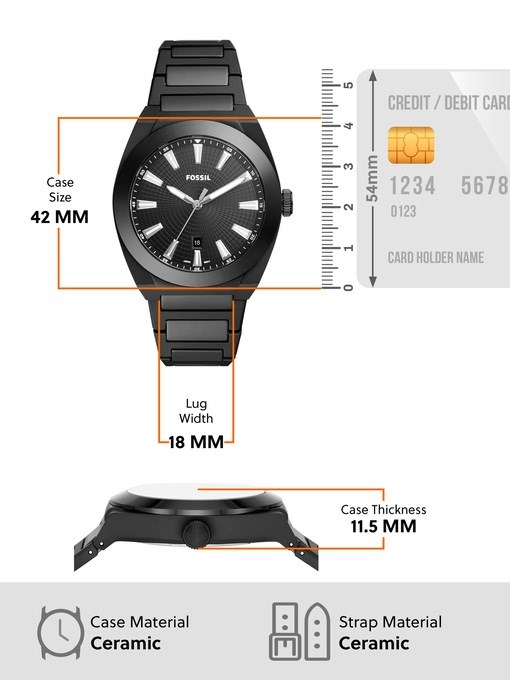 Fossil Everett Black Watch CE5028