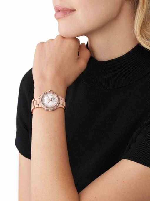 Michael Kors Camille Rose Gold Watch MK9051