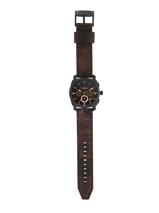 Fossil Machine Dark Brown Watch Set FS5251SET