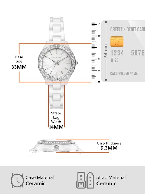 Michael Kors Liliane White Watch MK4649