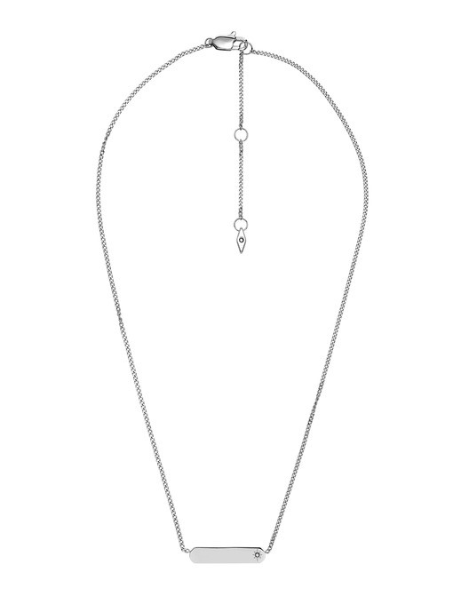 Fossil Lane Silver Necklace JF04134040