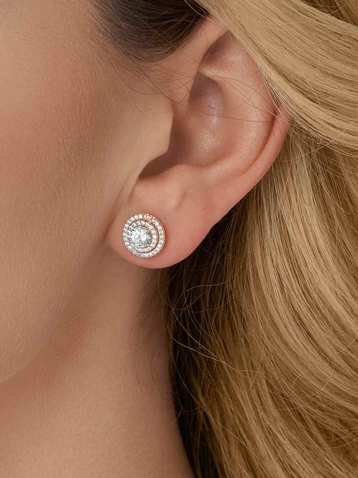 Michael Kors Premium Rose Gold Earring MKC1588AN791