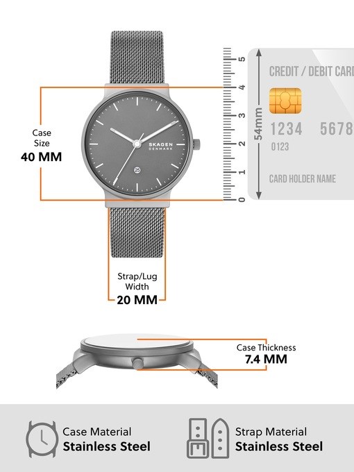 Skagen Ancher Charcoal Watch SKW6779