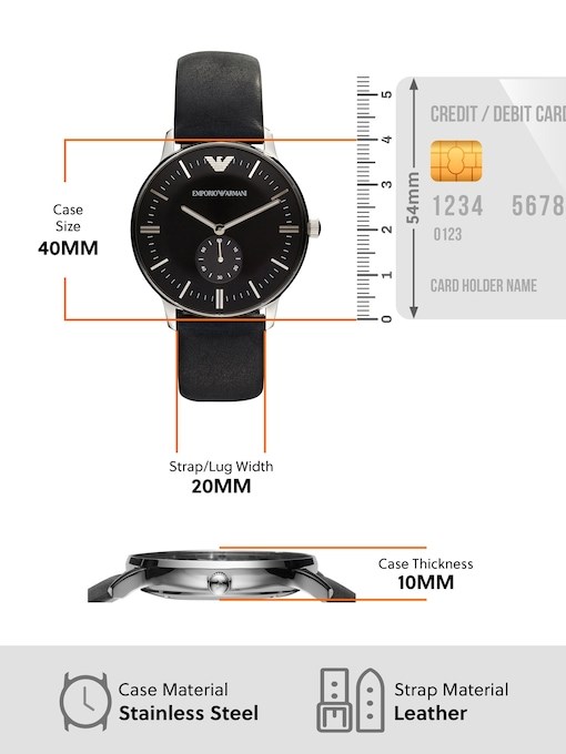 Emporio Armani Black Watch AR0382