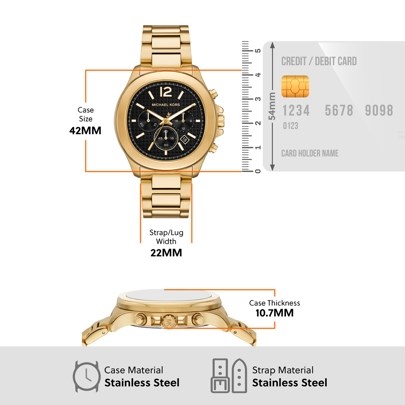 Michael Kors Sage Gold Watch MK9192