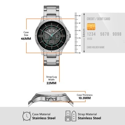 Armani Exchange Silver Watch AX2459