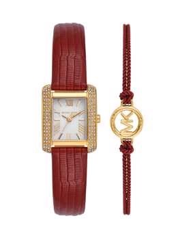 Michael Kors Emery Red Watch MK4874SET
