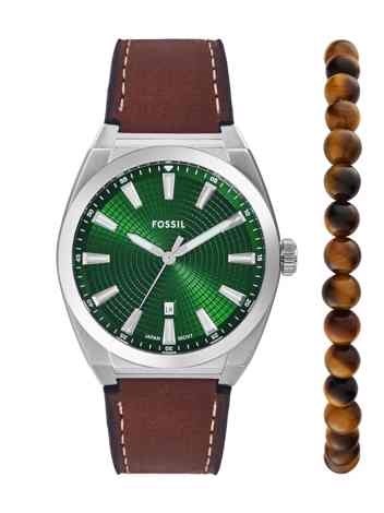 Fossil Everett Brown Watch FS6080SET