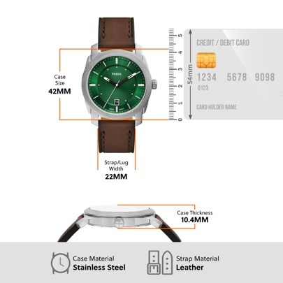 Fossil Machine Brown Watch FS6085