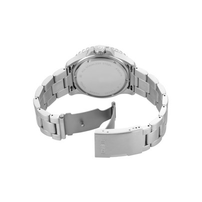 Fossil Fossil Blue Gmt Silver Watch FS6092
