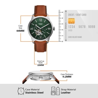 Fossil Townsman Brown Watch ME3265