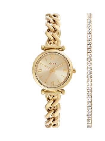 Fossil Carlie Gold Watch ES5387SET