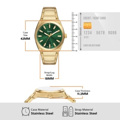Fossil Everett Gold Watch FS6090