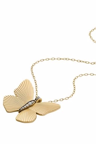 Fossil Jewelry Gold Necklace JF04809710