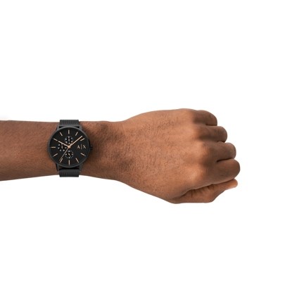 Armani Exchange Black Watch AX7162SET