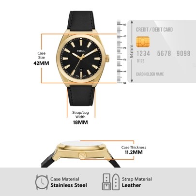 Fossil Everett Black Watch FS6089