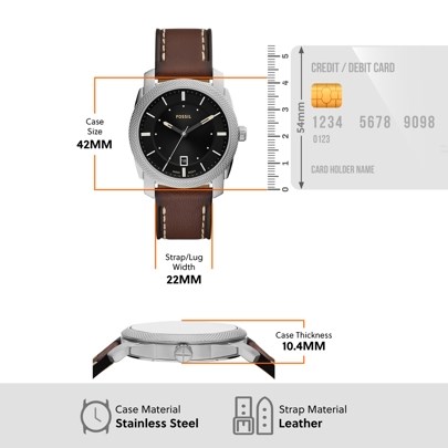 Fossil Machine Brown Watch FS6081SET