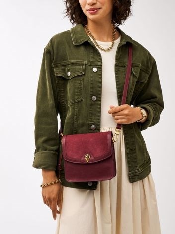 Fossil Ainsley Purple Crossbody Bag SHB3209512