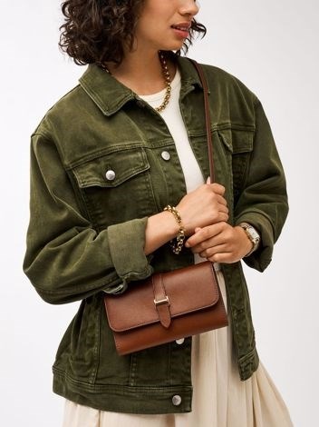 Fossil Emery Brown Crossbody Bag SHB3205210