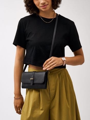 Fossil Emery Black Crossbody Bag SHB3205001