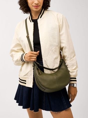 Fossil Shae Green Hobo Bag SHB3164318