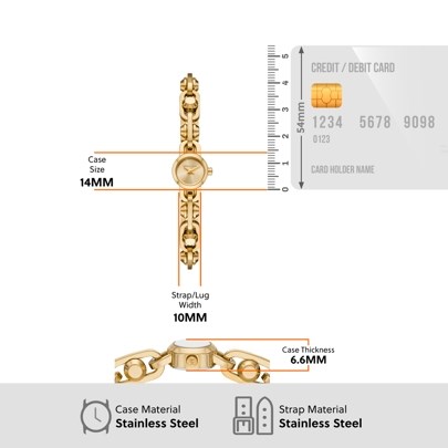 Michael Kors Mk Astor Link Gold Watch MK4871