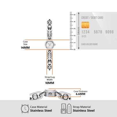 Michael Kors Mk Astor Link Silver Watch MK4872