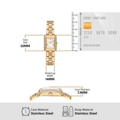 Michael Kors Emery Gold Watch MK4867