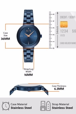 Armani Exchange Blue Watch AX5175