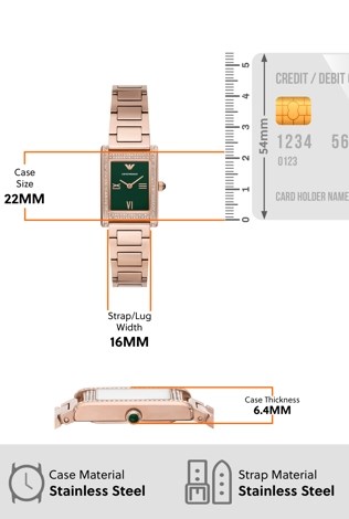 Emporio Armani Rose Gold Watch AR11641