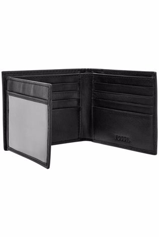 Fossil Lufkin Black Wallet SML1390001