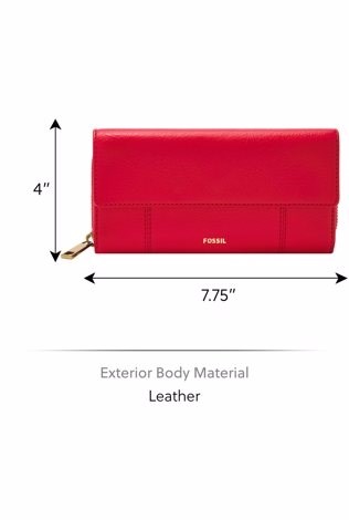 Fossil Jori Red Clutch SWL3009600
