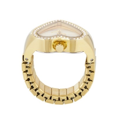 Fossil Watch Ring Gold Watch ES5407