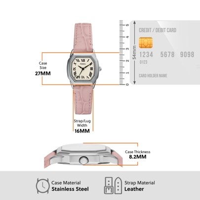 Fossil Harlow Pink Watch ES5406