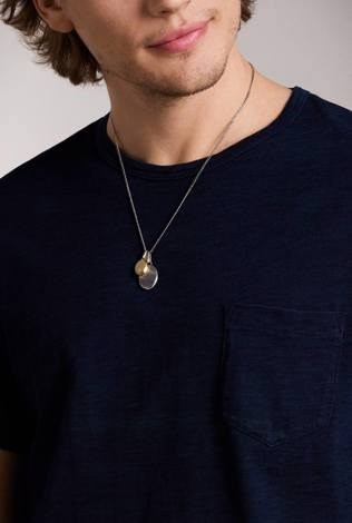 Fossil Drew Two Tone Necklace JF04850998